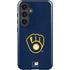 MLB Milwaukee Brewers - Solid Distressed Galaxy S25 Impact Case